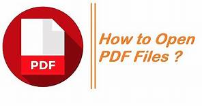 How To || Open PDF Files On Windows 7, 8 and 10 || Easy & Quick Method