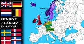 History of the Germanic languages in Europe (Timeline)