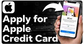 How To Apply For Apple Credit Card
