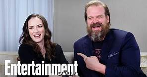 Winona Ryder & David Harbour Gush Over Their Work Relationship | Entertainment Weekly