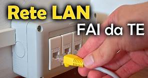 Rete LAN Cablata FAI da TE - Installare Cavi di Rete Internet a CASA - Semplice ed Economica!