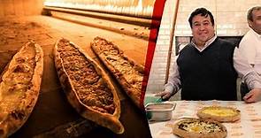 Crazy Baker makes delicious pitas! How to make Turkish pide? Pita with cheddar cheese, beef, egg…