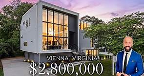 Award Winning Architect designs House in Vienna Virginia | New Construction Luxury Home Tour
