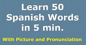 50 Essential Spanish Words Everyone Should Know. Important Spanish Words