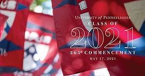University of Pennsylvania 265th Commencement