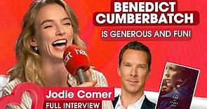 Jodie Comer on Benedict Cumberbatch: 'He's so generous!'