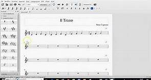 Scrivere musica al pc con Muse score (primi passi)