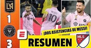 DOBLE ASISTENCIA DE MESSI para goles de ALBA y CAMPANA e INTER MIAMI ganó 3-1 al LAFC de Vela | MLS