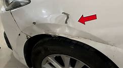 The Process Of Repairing A Dented Car From A Local Auto Mechanic