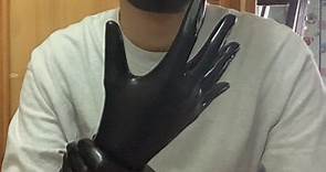 黑色乳胶手套