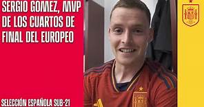 Sergio Gómez, MVP de los cuartos de final del Europeo | 🔴 SEFUTBOL