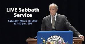 LCG Live Stream: Sabbath Service: 3-28-2020