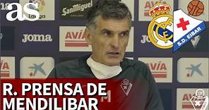 REAL MADRID - EIBAR | Rueda de prensa de MENDILIBAR | DIARIO AS