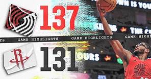 Portland Trail Blazers 137, Houston Rockets 131 | Game Highlights | Jan 24, 2024