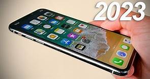using an iPhone X in 2023!