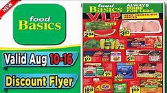FOOD BASICS flyer for Canada from August 10, 2023, to August 16, 2023
