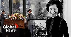 Rosalynn Carter tribute: US leaders, loved ones pay respect to former first lady in Atlanta | FULL