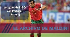 Luis Figo, sus goles con Portugal (I) #MundoMaldini
