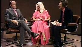 Diana Dors, Knneth Williams and Desmond Wilcox on Parkinson show 1971