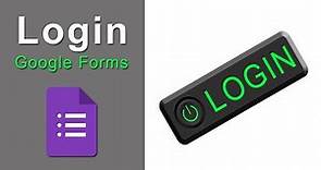 How to Sign in google forms 2022
