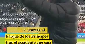 Sergio Rico regresa al Parque de los Príncipes tras el accidente que casi le cuesta la vida