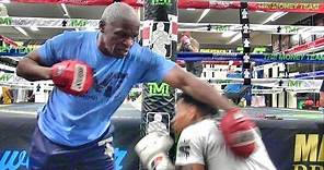 Floyd Mayweather Sr. shows RIDICULOUS speed at 65 years of age