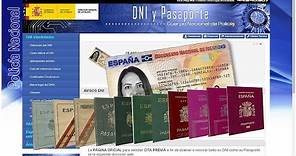 Cita previa DNI y Pasaporte por Internet, Obtener cita del DNI online, Pedir la cita del DNI online.
