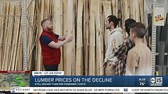 Lumber prices on the decline