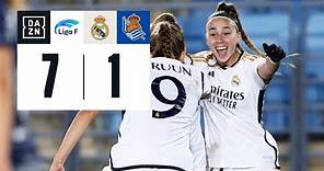 Real Madrid CF vs Real Sociedad (7-1) | Resumen y goles | Highlights Liga F