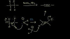 Preparation of alkynes | Alkenes and Alkynes | Organic chemistry | Khan Academy