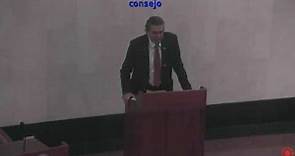 Dr Edgar González en el Consejo de Estado