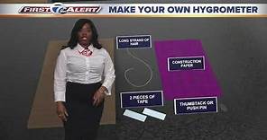 Make your own hygrometer with meteorologist Michelle McLeod