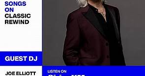Joe Elliott Guest DJ - SiriusXM Classic Rewind