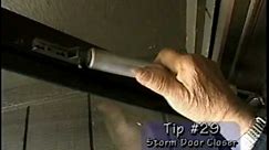 How to Replace your Storm Door Closer
