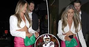Josh Allen steps out for LA dinner date with girlfriend Brittany Williams