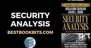 Security Analysis | Benjamin Graham & David Dodd | Book Summary