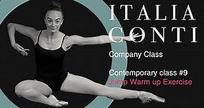 Contemporary Class #9 - Contemporary Jump Warm up Exercise - ITALIA CONTI VIRTUAL