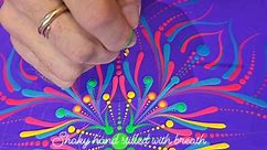 Shaky hand stilled with breath - Rob Mack Psychedelic Artist
