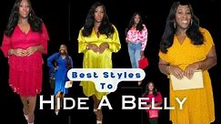 How To Hide A Belly | Best Styles For A Big Tummy #plussizefashion #styletips