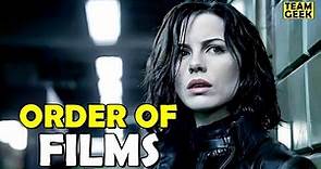 How to watch the UNDERWORLD MOVIES in order!