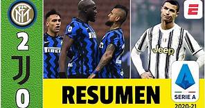 Inter 2-0 Juventus. ¡Anotó el Rey! Arturo Vidal, decisivo. Cristiano Ronaldo no apareció | Serie A