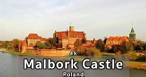Malbork Castle, Poland by Drone (4K)
