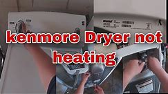 How to Fix Kenmore Dryer Not Heating | Kenmore Timer Replacement | Model 110.60022010