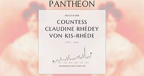 Countess Claudine Rhédey von Kis-Rhéde Biography - Austrian countess