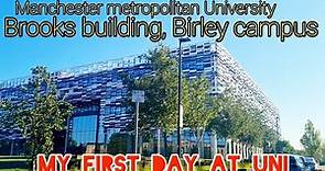 My first day at University || Manchester Metropolitan University || MMU #uniwithme