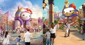Kitty控的夢中樂園誕生！全球首座「Hello Kitty主題樂園」預計這時開幕，絕美園區讓人超想朝聖❤️｜東森新聞
