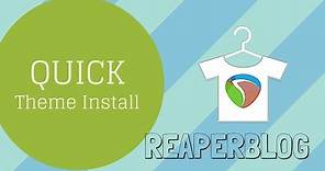 How to install a new REAPER DAW theme