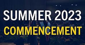 Texas Wesleyan University Summer 2023 Commencement