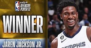 Jaren Jackson Jr. Wins The 2022-2023 NBA #KiaDPOY Award!