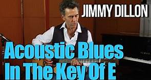 Acoustic Blues In The Key Of E - Guitar Lesson + Tutorial